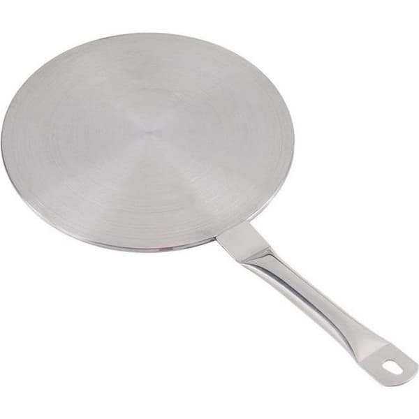 Induktionsadapter - Rostfritt stål - 24cm - Robust - Värmespridare - Kompatibel med alla värmekällor