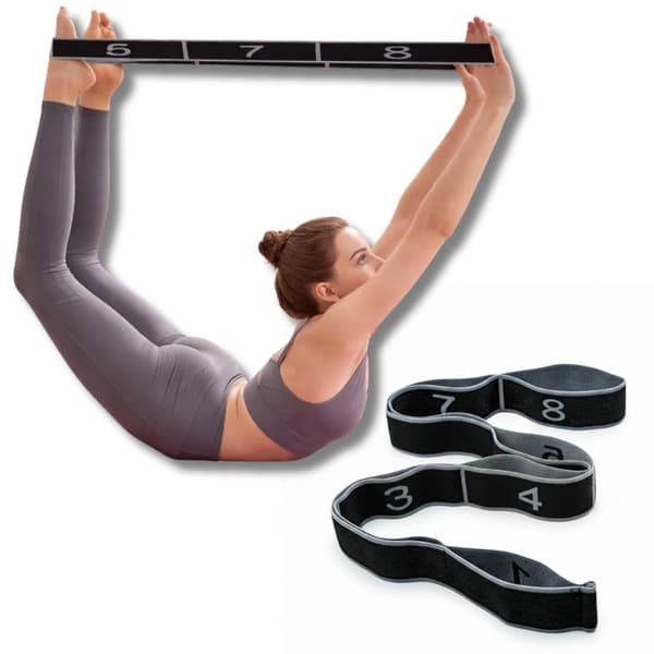 Elastiktræningsbånd - XAEQUO - 15 kg - Polybomuld & Latex - 80 x 3,8 cm - Fitness