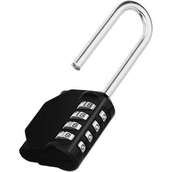 Cadenas - AIMOONSA - 4 siffror - Svart - Lång handtag - Väderbeständig