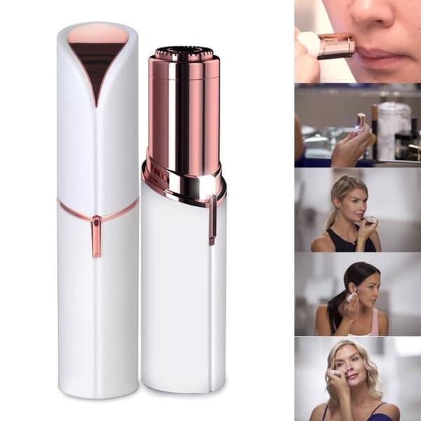 Elektrisk epilator - Anodyni - Läppstift - Hypoallergen - Bärbar - Smärtfri