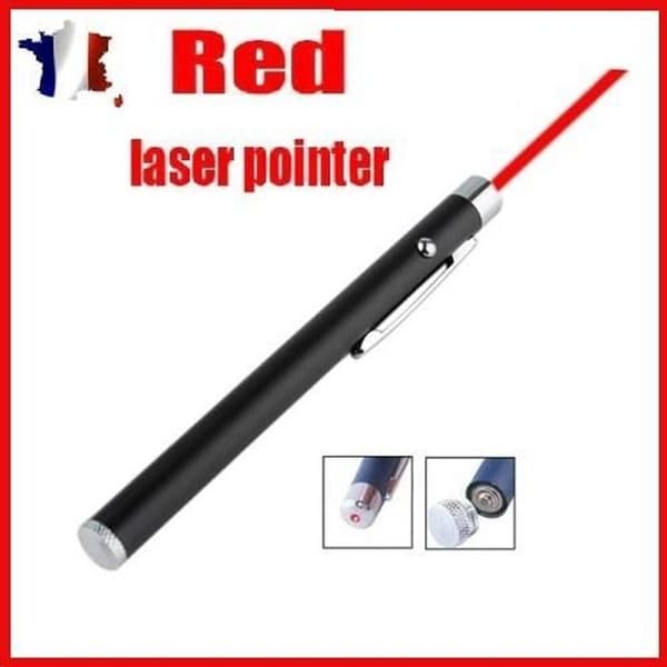 Laserpointer - Slim Rød - Kraftfuld - Høj præcision - Kompakt 14x160mm