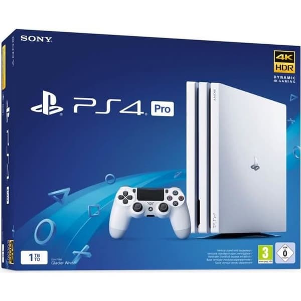 Console PS4 Pro 1TB White/White Glacier - PlayStation Official