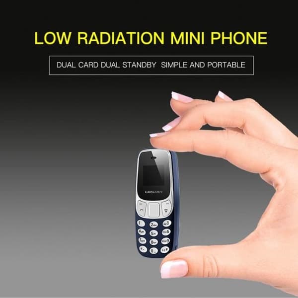 Mini telefon - MOONMINI - BM10 - Dubbel SIM-kort - Bluetooth-uppringare - Rolig röstförändrare