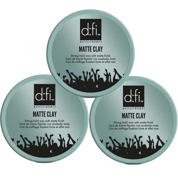 3-Pack d:fi Matte Clay 150g