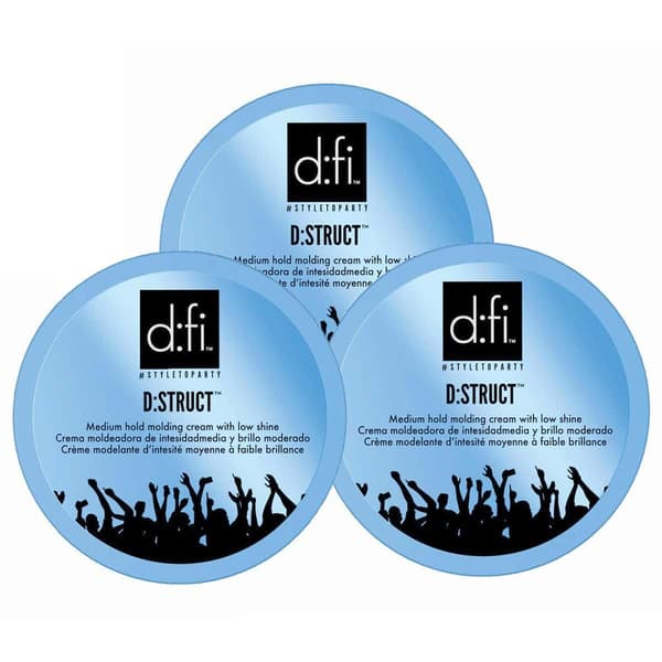 3-pack d:fi D:Struct Pliable Molding Creme 150g