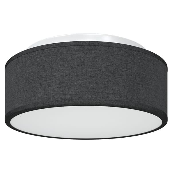 vidaXL Taklampe med søkelys Svart 30 x 30 x 13,5 cm stoff