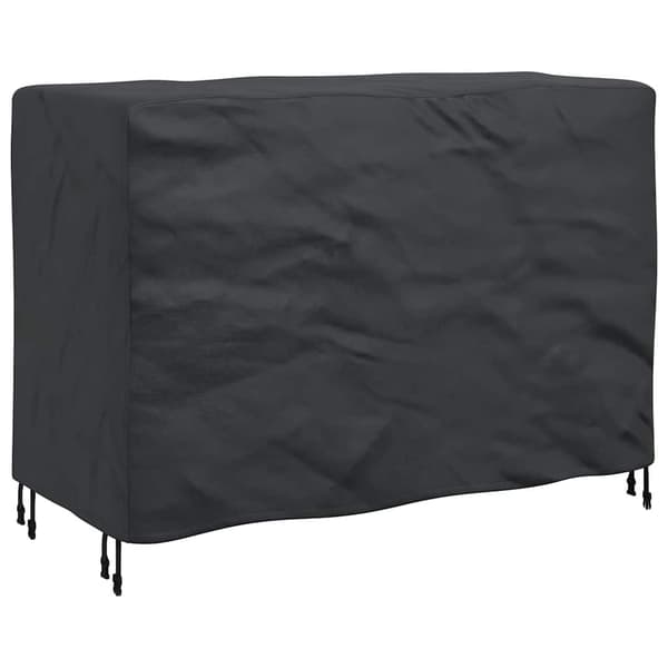 vidaXL Möbelöverdrag Enfärgad Svart 140 x 70 x 90 cm 210D