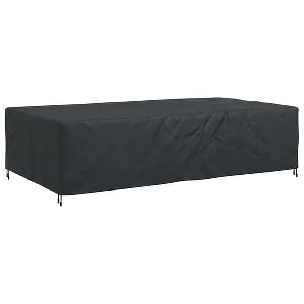 vidaXL Möbelöverdrag Enfärgad Svart 315 x 180 x 74 cm 210D