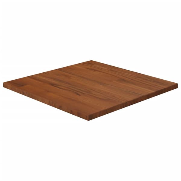 vidaXL Firkantet bordplate mørkebrun 40x40x1,5 cm behandlet heltre eik