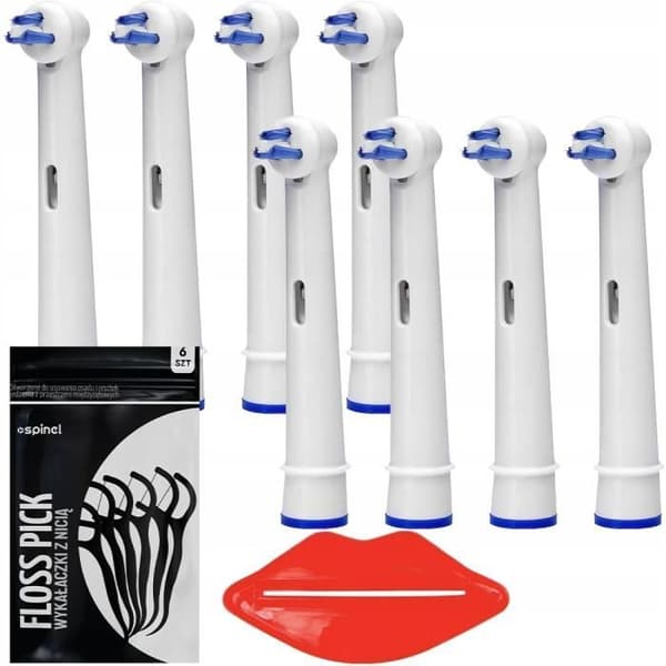 Tänder till tandborstar - Oral B - Interspace - Ortodonti interproximalt rengöring x8