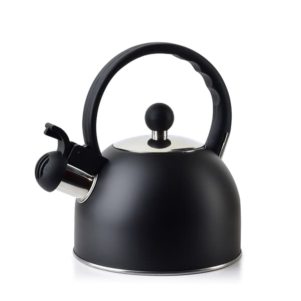 Stålkedel i rustfrit stål SAM BLACK 19x25x23 cm Sort 1,5 L 1 stk