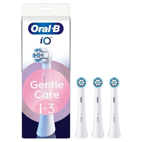 Oral B Borsthuvud iO Gentle Care 3st - Vit