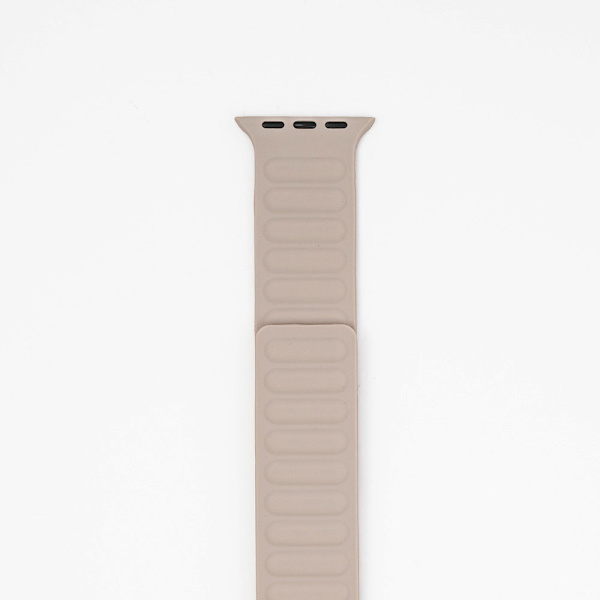 SilikonMagnet - Stone Beige till Apple Watch - Apple Watch Armband