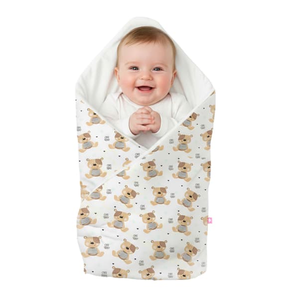 75x75cm babysvøb - bamse