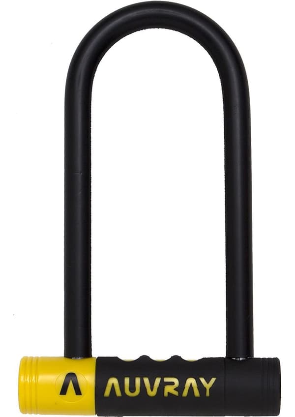 AUVRAY U-LÅS MED LARM - 90 x 210 mm, stiftdiameter 14 mm