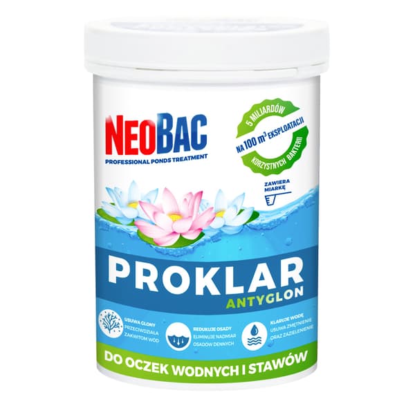 NeoBac proklar anti-alge bakterier til damme