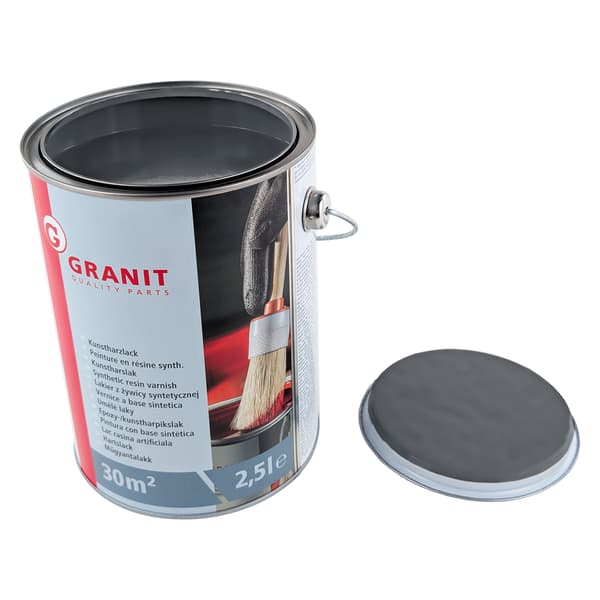 Grå maling lak RAL 7024 Grafitgrå Wilckens Granit 2,5 l dåse