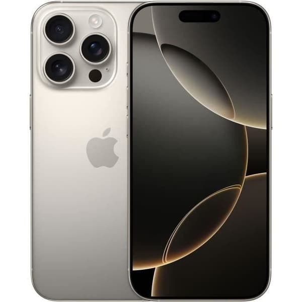 APPLE iPhone 16 Pro 256GB Natural Titanium (2024) - Begagnad - Mycket bra skick