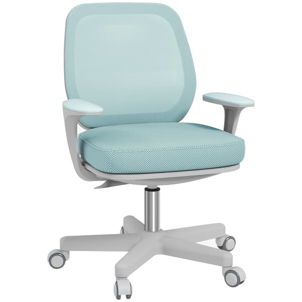 Vinsetto Kontorsstol, Ergonomisk Skrivbordsstol med Svängfunktion Grön