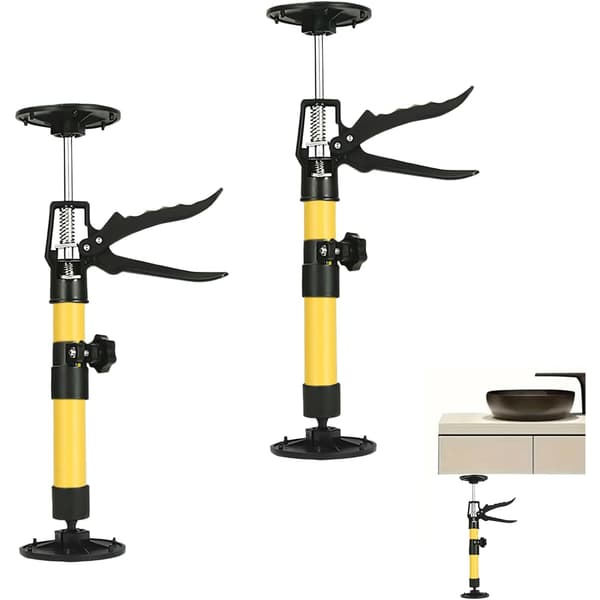 Takstöd - monteringsstöd - enhandsstöd - teleskopstöd - ramspännare - utdragbar 30 - 59 cm