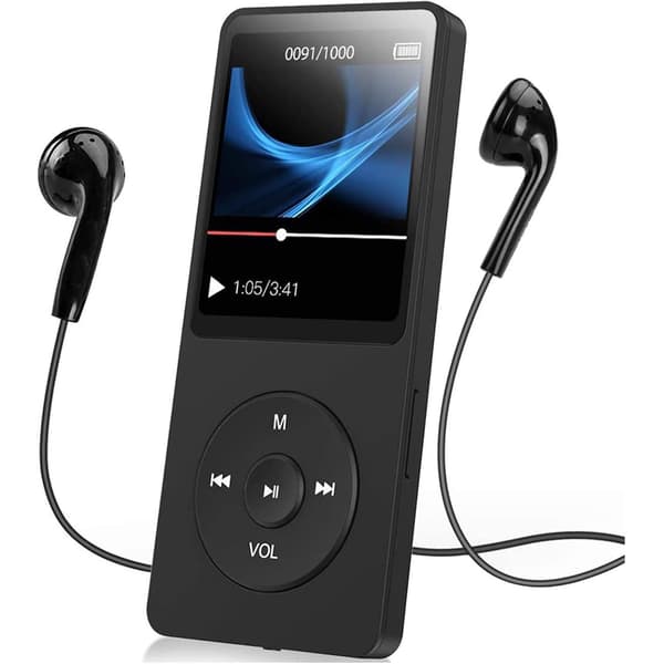 Bluetooth 5.0 MP3 MP4-spelare - Bärbar HiFi-musikspelare - Inbyggda HD-högtalare - FM-radio - Inspelning - Videouppspelning - Fotovisare - APE