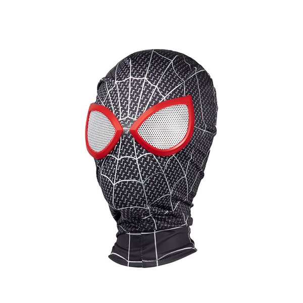 Barnemaske, passer til Spider-Man integrert hette, Miles-versjon med glidelåslinser