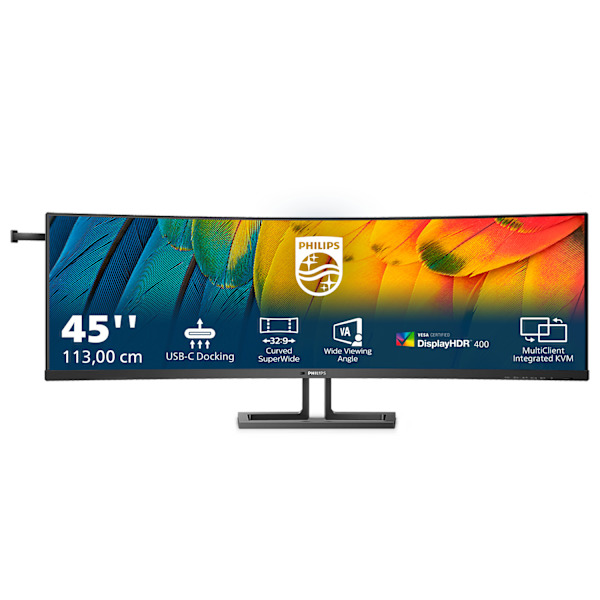 Philips 6000 series 45B1U6900C/00 platta pc-skärmar 113 cm (44.5") 5120 x 1440 pixlar UltraWide Dual Quad HD LED Svart