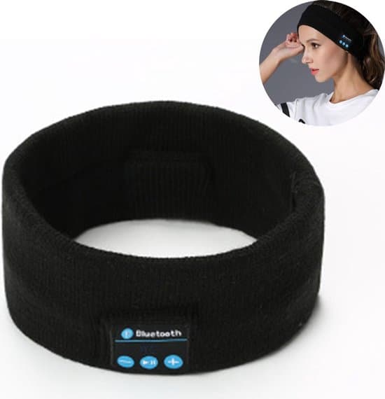 Sovhörlurar, trådlöst Bluetooth-pannband, HD-stereohögtalare, sportmusikpannband.