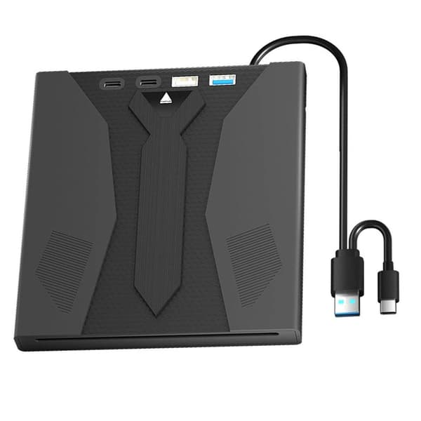 Ekstern harddisk, USB 3.0 og Type-C-grænseflader, kompakt, letvægts, til bærbare computere og tablets, ekstern USB Type-C harddisk.