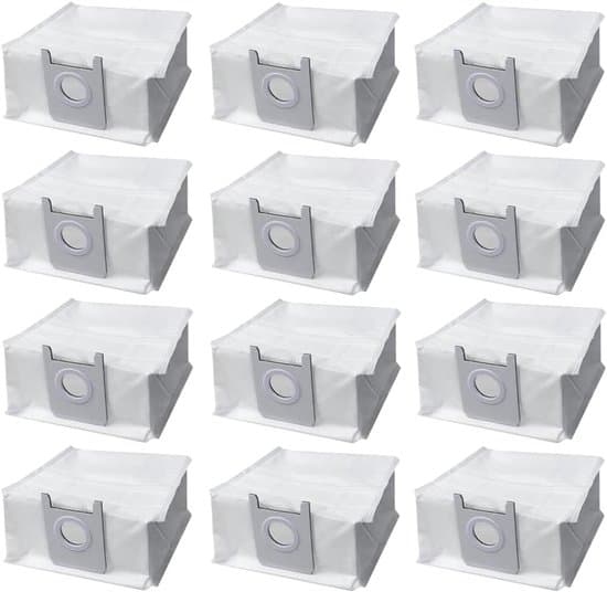 Dammpåsar - 12-pack - för Roidmi EVE Plus robotdammsugare - tillbehör till dammsugare
