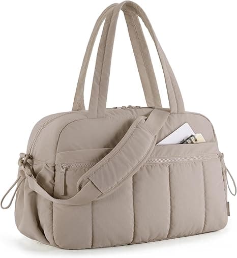 Sportstaske, rejsetaske, letvægts weekendtaske, vandtæt, håndbagage - flyhåndbagage - brun