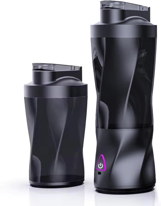 Bærbar blender: 360W kraftig motor, 6000mAh holdbart batteri, 685 ml (23 oz) rejseblender med anti-tilstopningsblad, BPA-fri til shakes/is