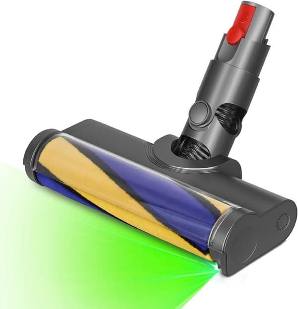 Det mjuka LED-dammsugarborsthuvudet är designat för Dyson V12 Detect Slim-dammsugaren och är perfekt för rengöring av trägolv.