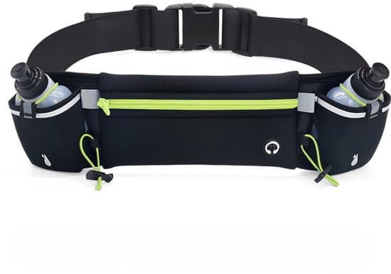 Löparbälte - Unisex vätskebälte med vattentät ficka & smartphonehållare - 70cm-150cm - Växt