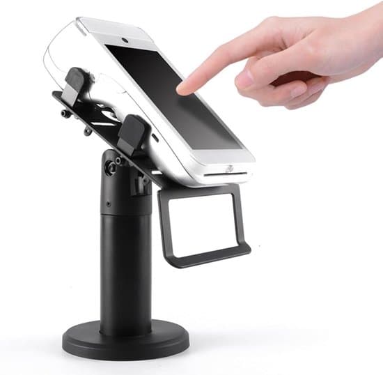 360° Roterende POS Maskinstander - Kasseapparat Displayholder - Betalingsterminal Stander - Velegnet til Butiksdiske og Kommerciel Brug