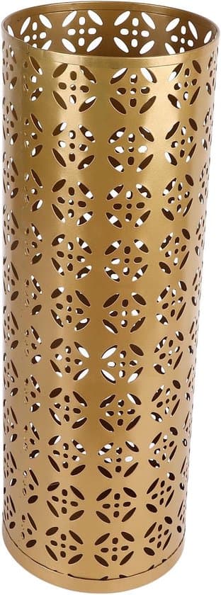 Paraplyställ i metall - Entréparaplyhållare - Håller golven torra - Rostfritt ihåligt design - 43 x 16 x 16 cm