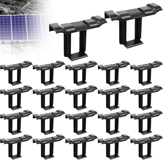 Dräneringsklämmor för 30 mm solpaneler - 22 stycken - Polymermaterial - Åldersbeständiga - UV-beständiga - För optimal dränering och långvarig prestan