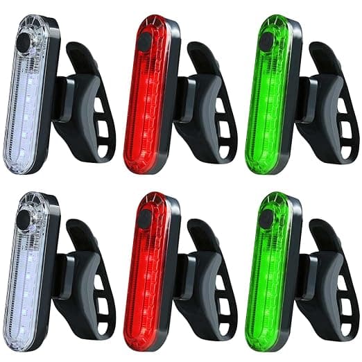 6x USB Uppladdningsbar LED Båt Navigationsljus Blinkande Kajak Yacht Signal Kluster