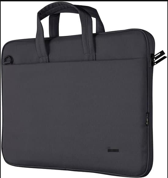 Ultralätt laptop-axelväska, för 16-tums och mindre laptops, för resor/arbete/skola