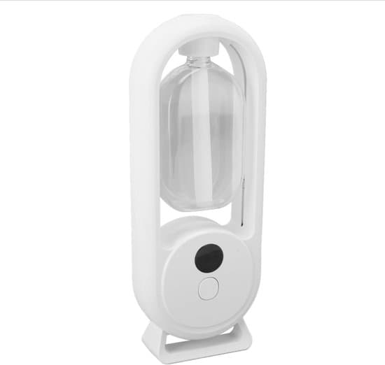 Automatisk luftfrisker-sprayer – aroma diffuser med dobbelt skærm – 360° vertikal spray – velegnet til soveværelser og badeværelser.