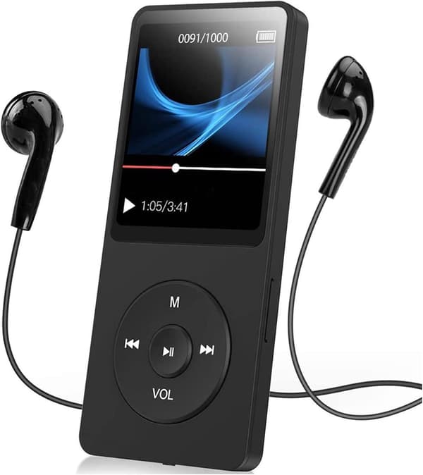 Bärbar MP3-spelare, musikspelare, videospelare och fotovisare med en 1,77-tums LCD-skärm. Bärbar mini MP3-musikspelare.
