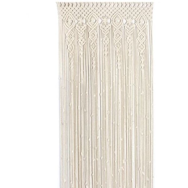 Bohemiska handvävda gardiner, 90x180 cm, för inredning.