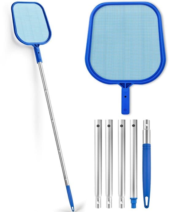 155 cm Pool Skimmernet – Finmasket net velegnet til swimmingpools, damme, fritstående pools, børnebassiner, algebassiner og oppustelige pools.