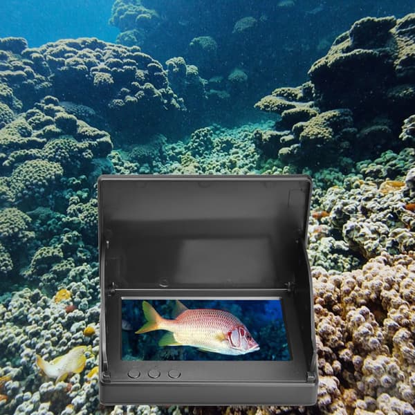 4,3-tommer ultraklart display + F-mount HD-kamera + 15-meter undervandsfiskekamera