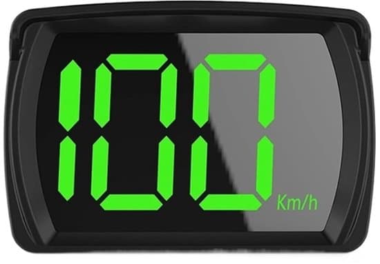 Digital GPS-speedometer (km/t), letlæselig, automatisk lysstyrke, realtid, Plug and Play, universel til flere køretøjer