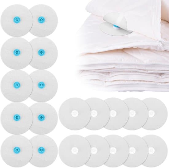 20-pack med påslakansklämmor - Lakanhållare - Täcke clips - Påslakansklämmor - Täcke clips - För att organisera stökiga lakan - Plast
