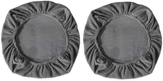 Stolsöverdrag, 2 delar, kontorsstolsöverdrag, polyester, halkfritt stolsöverdrag, avtagbart stolsöverdrag, tvättbart, universellt, för kontor, 38-48 c
