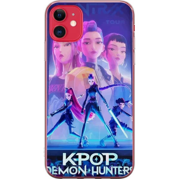 Kompatibel Mobilcover til Apple iPhone 11 KPop Demon Hunters anime karakterdukke