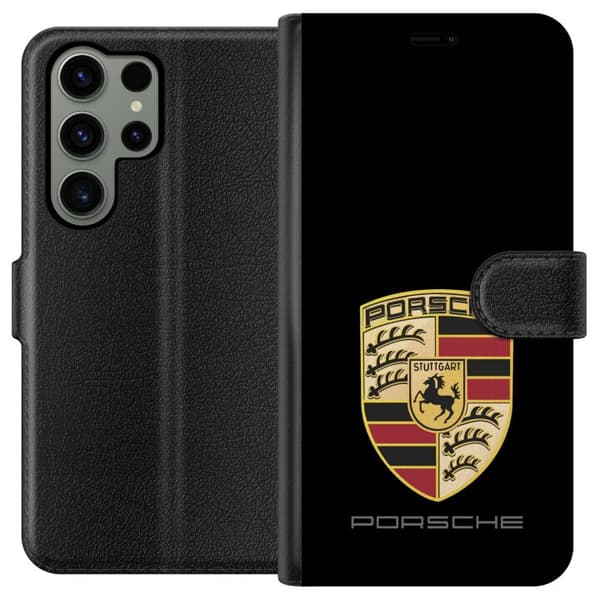 Kompatibel Tegnebogsetui til Samsung Galaxy S23 Ultra Porsche