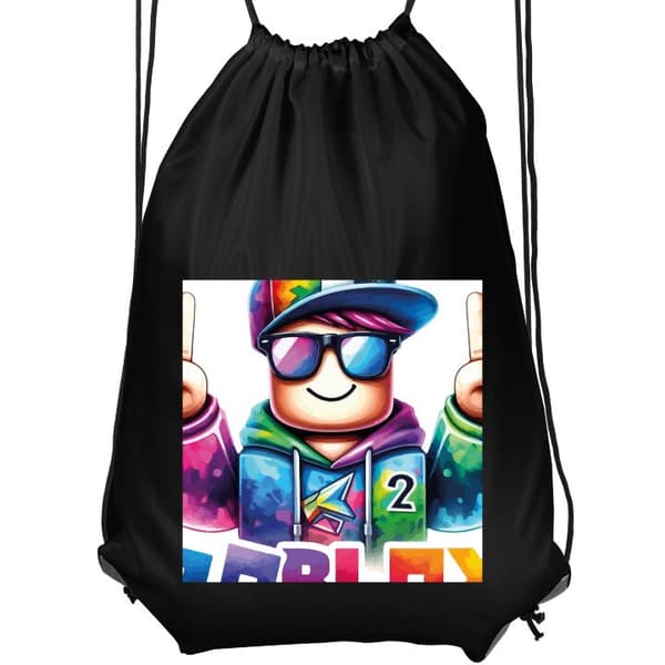 Gympapåse Svart Roblox Roblox Svart Barn